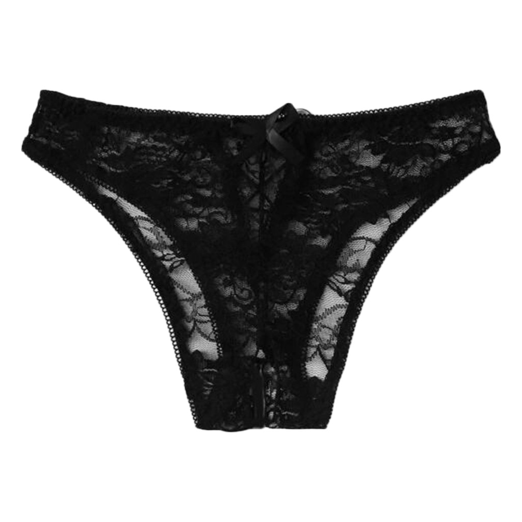 Hot Erotic Open Crotch Porn Lace Brief Lingerie